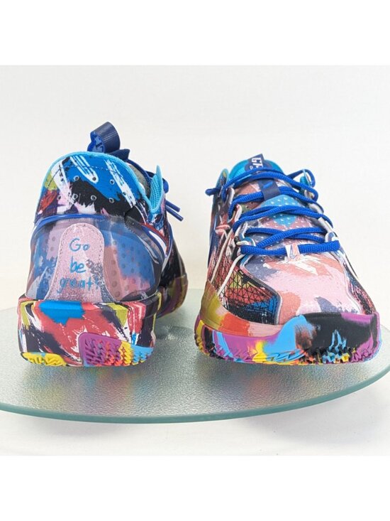 Nike Air Zoom GT Cut 3 x Jewell Loyd Paint Splatter Shoes IF2523-100 Mens Size 8